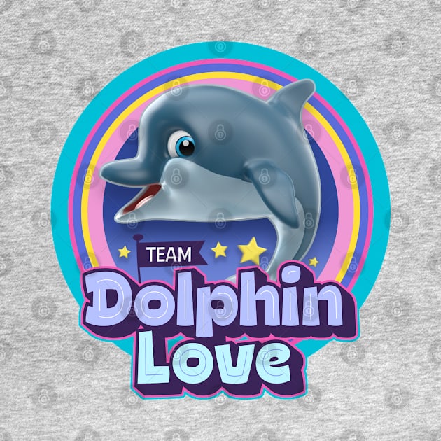 Dolphin love by Puppy & cute